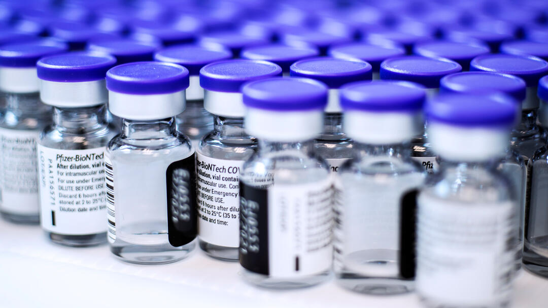 Covid-19-Impfstoffdosen von BioNTech (Foto: Ansgar Pudenz/Deutscher Zukunftspreis)