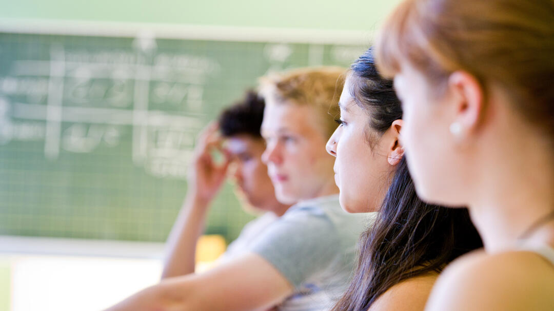 (Foto: Michael Herdlein) Schüler im Unterricht