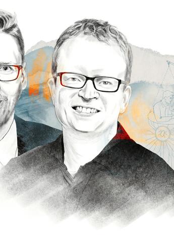 Matthias Uhl und Michael Schermann (Illustration: Irene Sackmann)