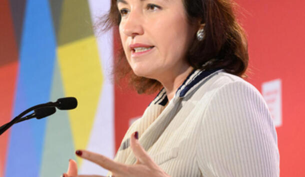 Dorothee Bär auf dem Gipfel für Forschung und Innovation 2025 (Foto: David Ausserhofer)