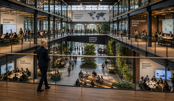 Blick in eine  offene Hochschule der Zukunft