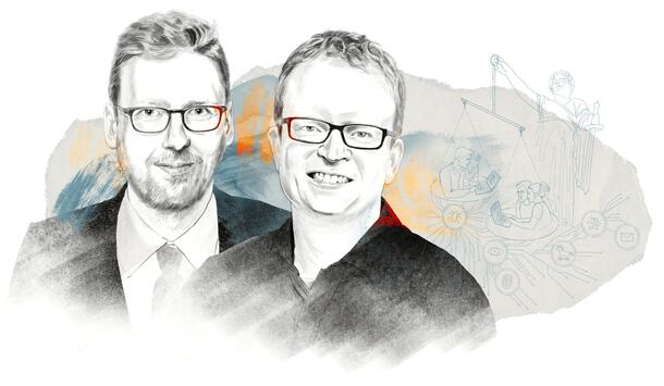 Matthias Uhl und Michael Schermann (Illustration: Irene Sackmann)