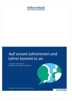 Auf unsere Lehrerinnen und Lehrer kommt es an