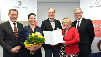 Curriculum 4.0: Auszeichnung der Delegation der Bauhaus-Universität Weimar am 24. Oktober 2016 (Foto: Peter Himsel)