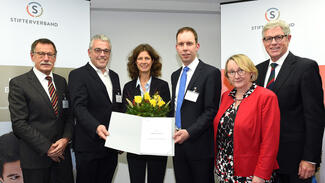 Curriculum 4.0: Auszeichnung der Delegation der Fachhochschule Münster am 24. Oktober 2016 (Foto: Peter Himsel)