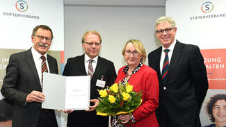 Curriculum 4.0: Auszeichnung der Delegation der Hochschule für Technik Stuttgart am 24. Oktober 2016 (Foto: Peter Himsel)