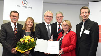 Curriculum 4.0: Auszeichnung der Delegation der Hochschule Reutlingen am 24. Oktober 2016 (Foto: Peter Himsel)