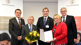 Curriculum 4.0: Auszeichnung der Delegation der Universität Magdeburg am 24. Oktober 2016 (Foto: Peter Himsel)