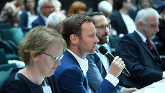 Finale im Förderwettbewerb "Data Literacy Education" am 28. September 2018 in Berlin (Foto: David Ausserhofer)