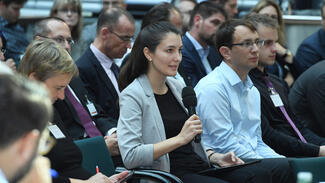 Finale im Förderwettbewerb "Data Literacy Education" am 28. September 2018 in Berlin (Foto: David Ausserhofer)