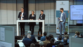 Finale im Förderwettbewerb "Data Literacy Education" am 28. September 2018 in Berlin (Foto: David Ausserhofer)