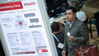 Finale im Förderwettbewerb "Data Literacy Education" am 28. September 2018 in Berlin (Foto: David Ausserhofer)