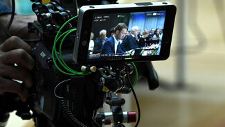 Finale im Förderwettbewerb "Data Literacy Education" am 28. September 2018 in Berlin (Foto: David Ausserhofer)