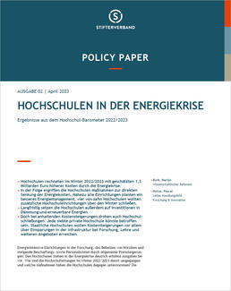 Hochschulen in der Energiekrise (Cover)