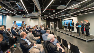 Zukunftsforum Kooperation und Innovation am 11. Mai 2023 in Leverkusen (Foto: Damian Gorczany)