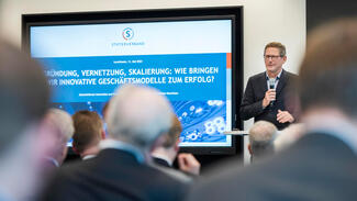 Zukunftsforum Kooperation und Innovation am 11. Mai 2023 in Leverkusen (Foto: Damian Gorczany)