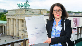 Die Delegation der Ludwigsburger Hochschulen (Foto: Peter Himsel)