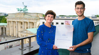 Die Delegation der Otto-von-Guericke-Universität Magdeburg (Foto: Peter Himsel)