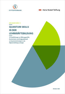 Quantum Skills in der Lehrkräftebildung: Elf Empfehlungen (Cover des Papers)