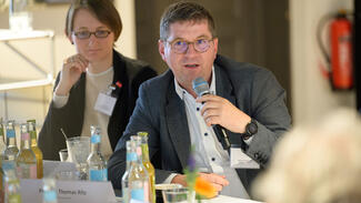 IP-Transfer 3.0: Hintergrundgespräch am 14. November 2023 (Foto: Phil Dera)