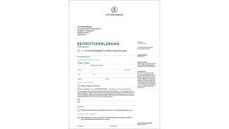 Beitrittserklärung für Privatpersonen