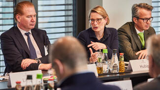 Impressionen von der Diskussionsveranstaltung (Foto: Piotr Banczerowski/Stifterverband)