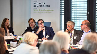 Impressionen von der Diskussionsveranstaltung (Foto: Piotr Banczerowski/Stifterverband)