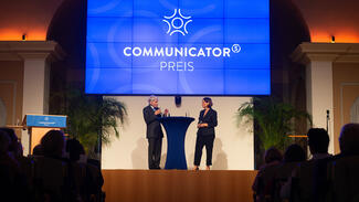 Verleihung des Communicator-Preises am 1. Juli 2024 (Foto: Gareth Harmer/DFG)