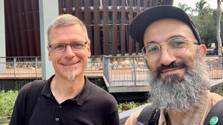 Anselm Böhmer & Illie Isso (Foto: privat) Anselm Böhmer & Illie Isso (Foto: privat)