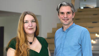 Svenja Geißler & Matthias Bandtel (Foto: Zentrum fuer Mediales Lernen/KIT-ZML) Svenja Geißler & Matthias Bandtel (Foto: Zentrum fuer Mediales Lernen/KIT-ZML)