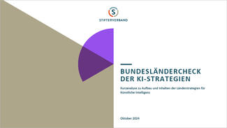 KI-Strategien der Bundesländer (Cover der Präsentation) KI-Strategien der Bundesländer (Cover der Präsentation)