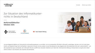 Website zum Informatik-Monitor Website zum Informatik-Monitor