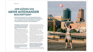Beispielseiten aus dem DSZ-Jahresbericht 2023/2024 Beispielseiten aus dem DSZ-Jahresbericht 2023/2024