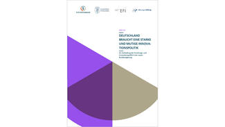 Deutschland braucht eine starke und mutige Innovationspolitik Deutschland braucht eine starke und mutige Innovationspolitik (Cover des Empfehlungspapiers)