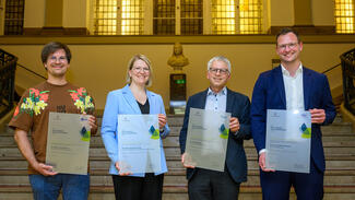 Ars legendi-Fakultätenpreis Mathematik und Naturwissenschaften: Preisverleihung 2025 (Foto: Peter Himsel) Ars legendi-Fakultätenpreis Mathematik und Naturwissenschaften: Preisverleihung 2025 (Foto: Peter Himsel)