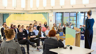 Team-Puzzling-Event am 2. April 2025 (Foto: Julia Merkel) Team-Puzzling-Event am 2. April 2025 (Foto: Julia Merkel)