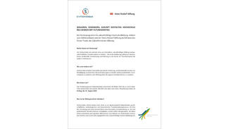 Ausschreibung Ausschreibung
