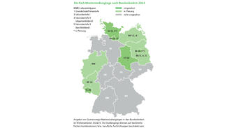 Ein-Fach-Masterstudiengänge nach Bundesländern 2024