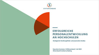 Erfolgreiche Personalentwicklung an Hochschulen (Executive Summary) Erfolgreiche Personalentwicklung an Hochschulen (Executive Summary)