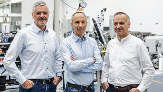 Das für den Deutschen Zukunftspreis 2025 nominierte Team I (Foto: Ansgar Pudenz/DZP) Das für den Deutschen Zukunftspreis 2025 nominierte Team I (Foto: Ansgar Pudenz/DZP)