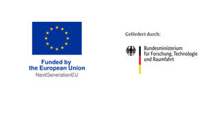 Finanziert von der Europäischen Union – NextGenerationEU und gefördert vom Bundesministerium für Forschung, Technologie und Raumfahrt