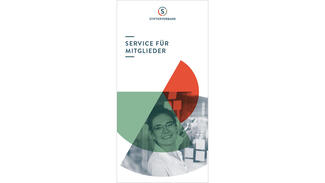 Service für Mitglieder (Cover des Flyers)