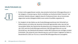 Stiftungsprofessuren in Deutschland
