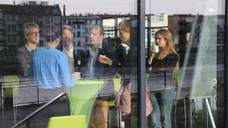 Impressionen vom Netzwerktreffen Transfer 2025 (Foto: Elena Hungerland/Stifterverband)