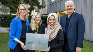 Übergabe des Zertifikats "Vielfalt gestalten" an die Technische Universität Nürnberg (Foto: Peter Himsel)