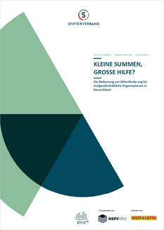 Kleine Summen, große Hilfe? (Cover der Publikation)