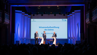 Wissenschaftsstiftung des Jahres 2026: Preisverleihung (Foto: Deutscher Hochschulverband/Be.A.Star-Productions)