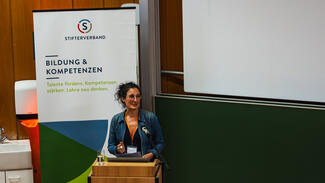 Ars legendi-Preis 2025: Preisverleihung an Elisabeth Theisohn (Foto: Sebastian Qunaz)