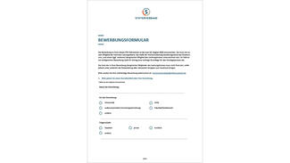 Bewerbungsformular
