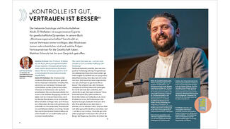 Beispielseiten aus dem DSZ-Jahresbericht 2025/2026